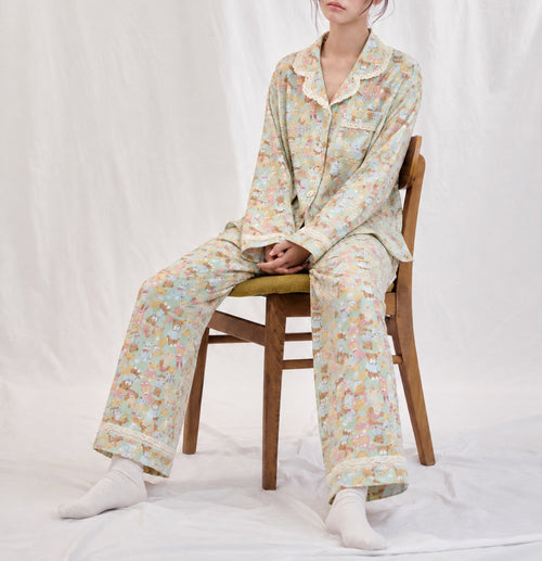 Pyjama gấu sage - An Ngọc